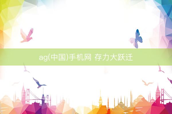 ag(中国)手机网 存力大跃迁